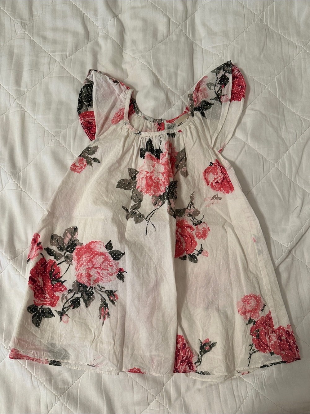 Loveshackfancy infant girls polkadot flowers dress 18-24 month